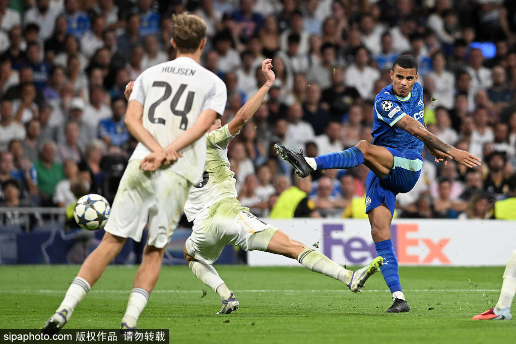 欧冠-姆巴佩双响卡瓦哈尔染红 皇马获争议点球2-1逆转马赛