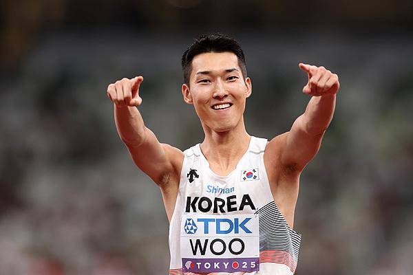 田径世锦赛|男子跳高屈居亚军,禹相赫就是韩国田径的门面